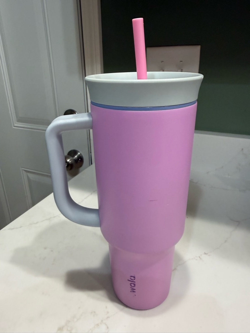 Owala 40 oz Stainless Steel Straw Tumbler - color electric orchid